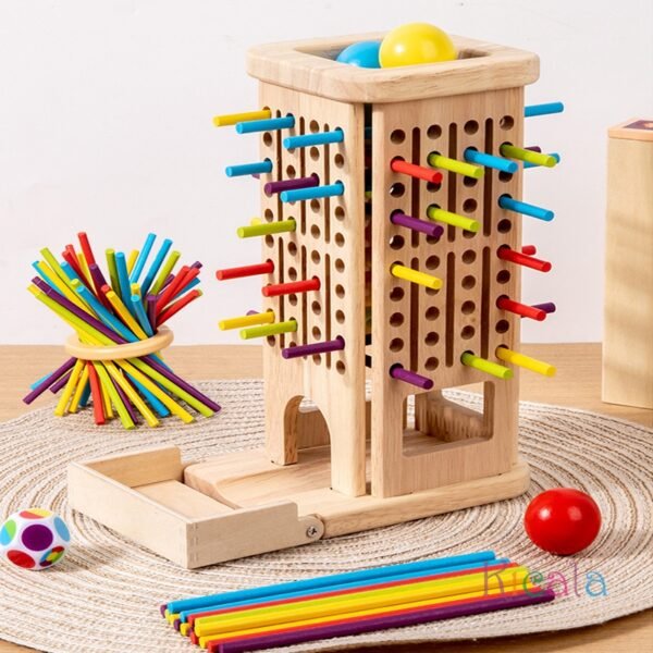 Wooden Stick & Tower Game -Thinking Toy