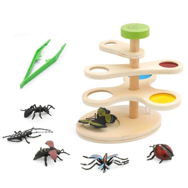 Wooden Adjustable Observation-Insect Magnifier