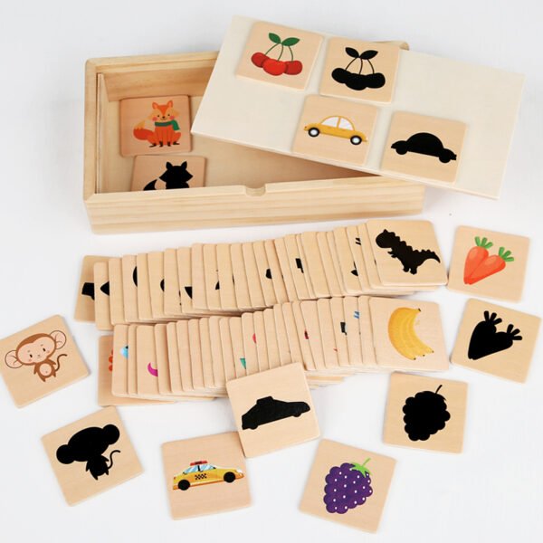 Animal Fruit Find Shadow - Matching Jigsaw Puzzle Game
