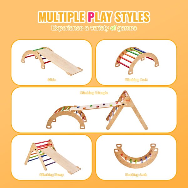 Toddler Playground -Climbing Triangle Set - Image 3