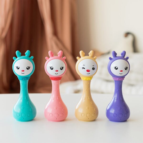 Baby Music Teether Rattle Toy- Bed Bell Stroller Crib 0-24 Months