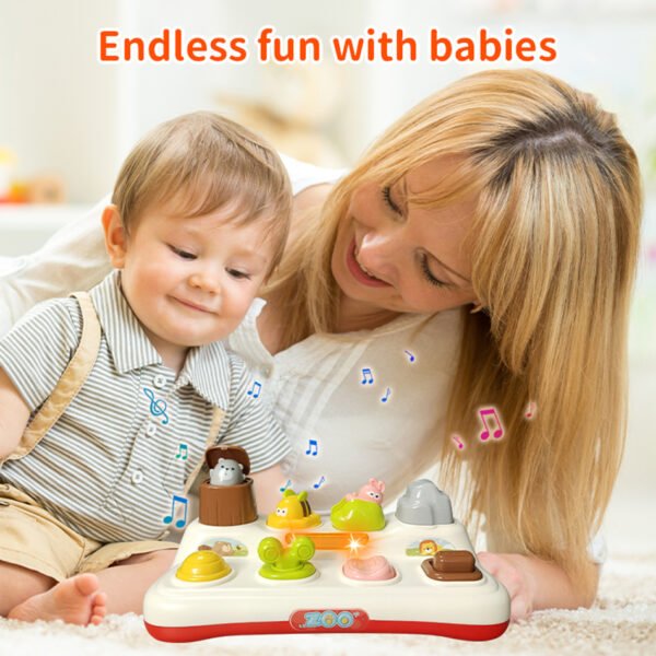 Baby Pop Up Animal Toy - Sensory Toys For Toddlers - Image 7