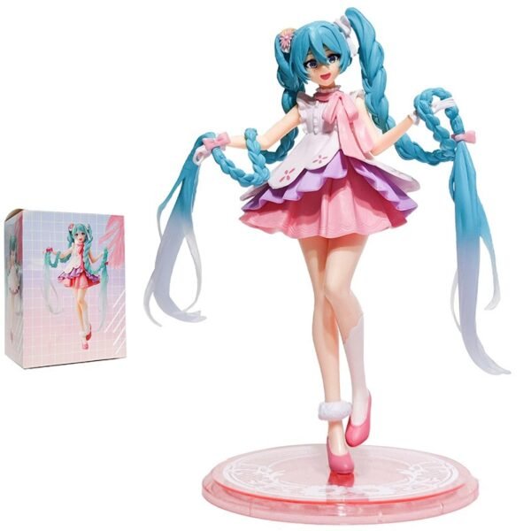 Anime Tale Wonderland Hatsune- Cute Twin Tails Dress Up Model Toy