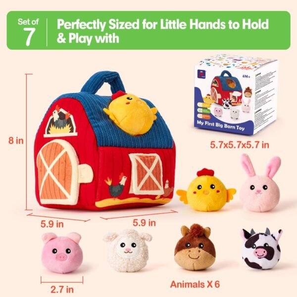 Plush Barn- Animal Farm Toys For Babies - Image 3