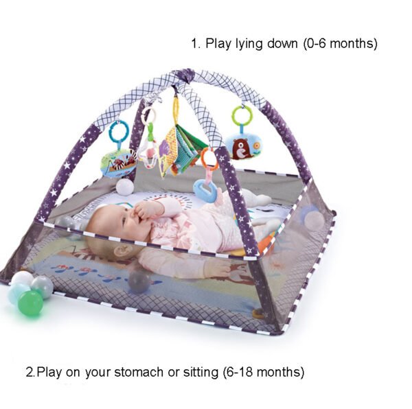 Multifunctional Fitness Frame - Round Crawling Mat - Image 6